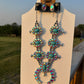 Rhinestone Squash Blossom Necklace Set