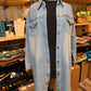 Long Denim Sparkly Jacket