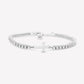 LUMINOUS CROSS TENNIS BRACELET