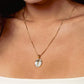 Mother of Pearl Cross Pendant Necklace