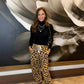 WESTERN CHEETAH BARREL PANT