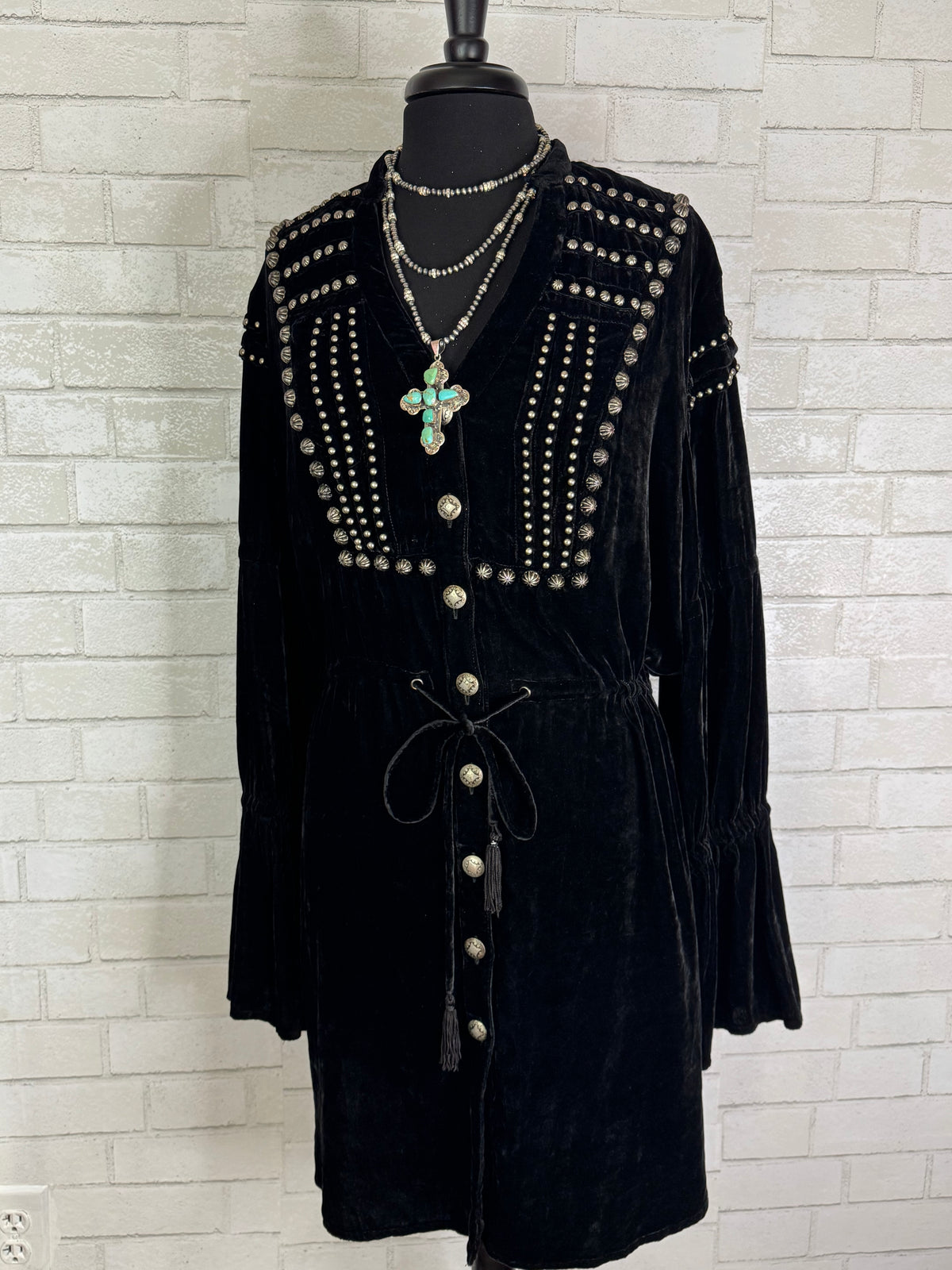 Black Velvet Tunic