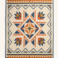 Quilted Star Cotton Matelasse Indigo King Size