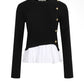 Mixed Long Sleeve Top