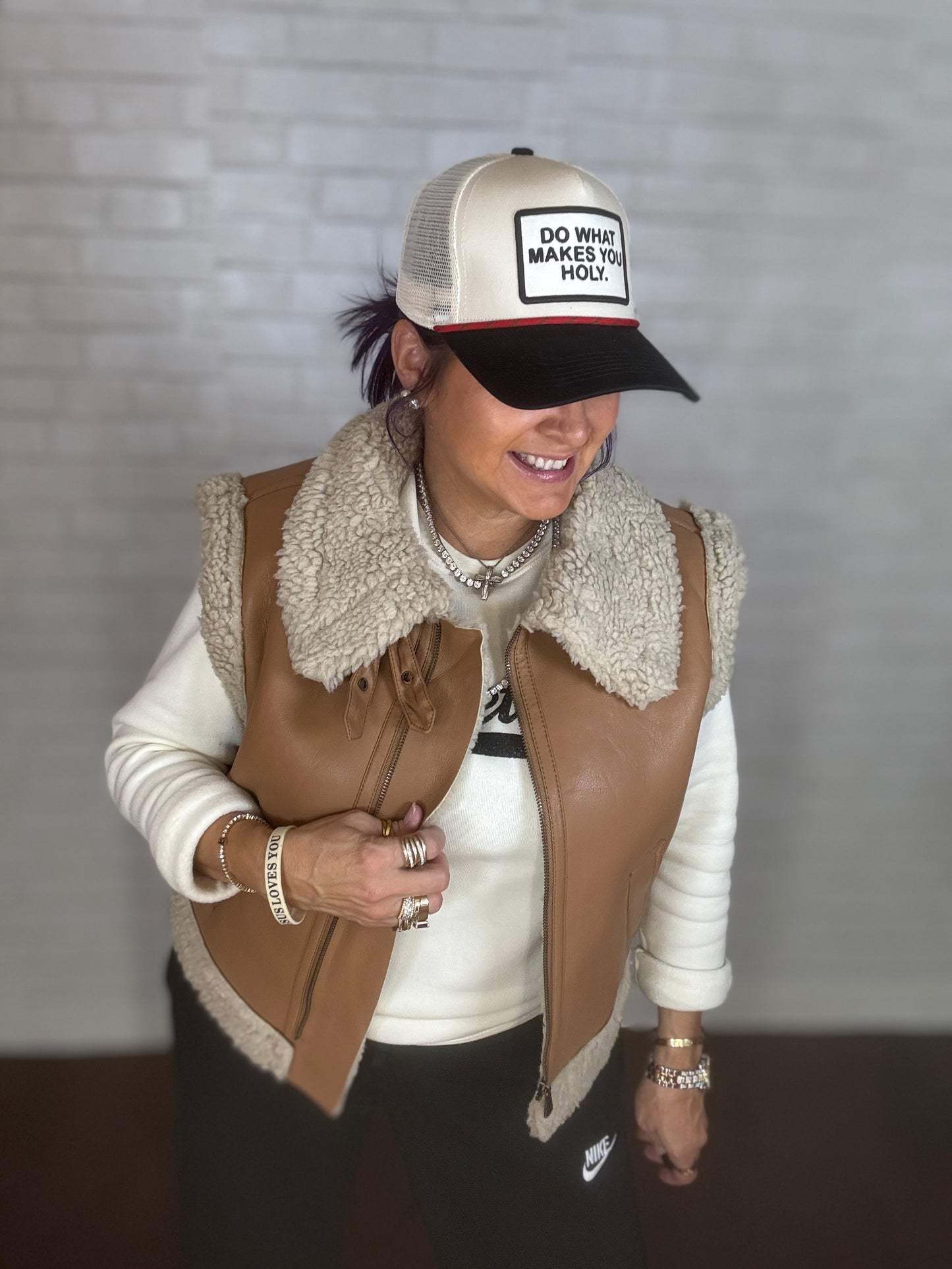 Sherpa Lined Vest (2 Colors)