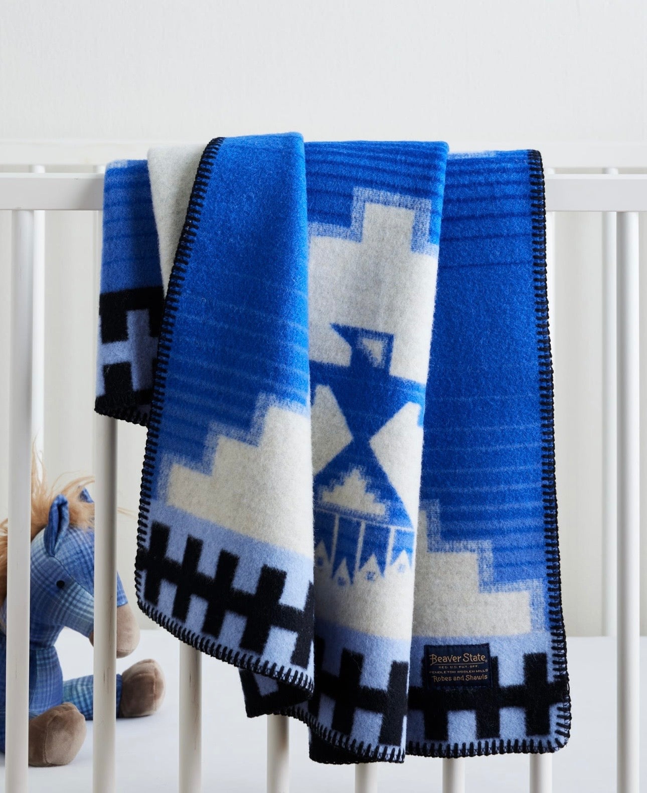 Morning Storm Crib Blanket