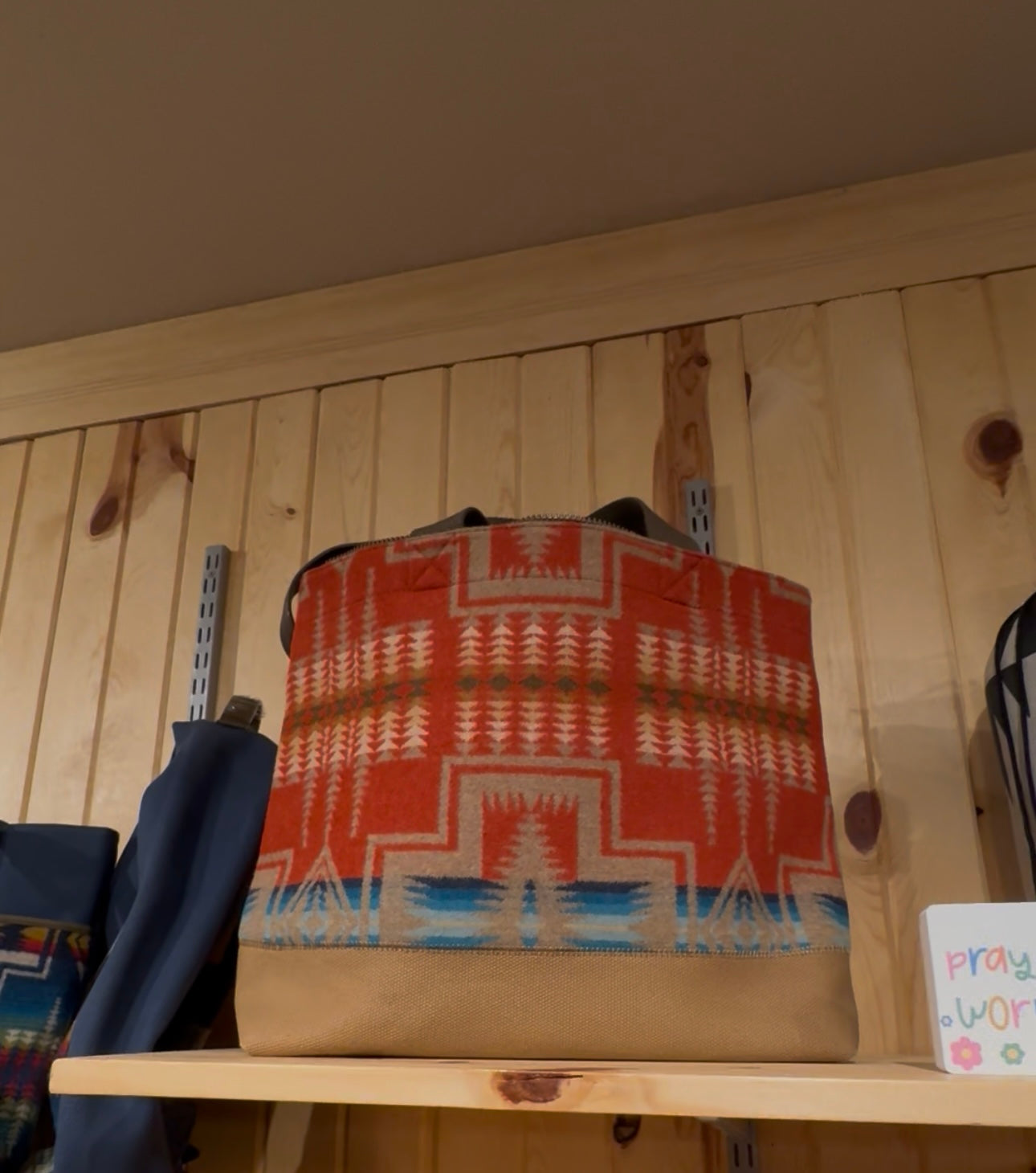 City Zip Tote Harding Red