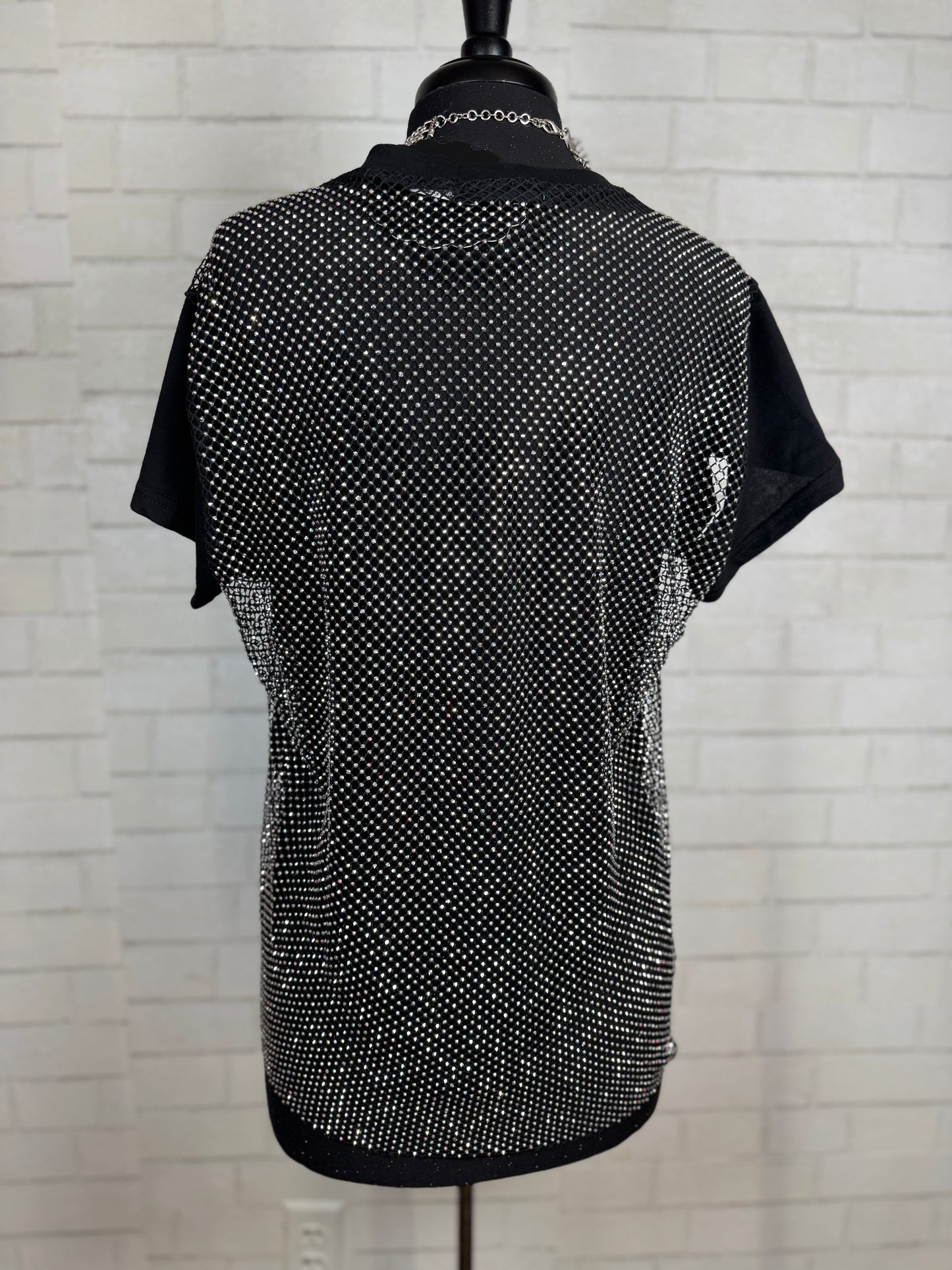 Sparkle Mesh Tee
