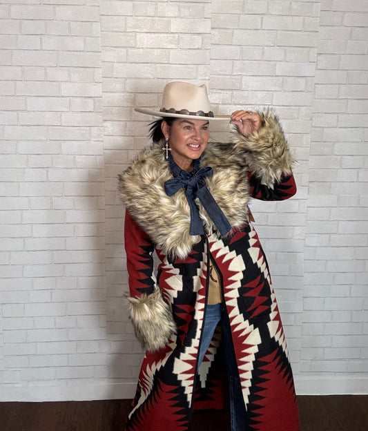 Tasha Polizzi Blanket Coat