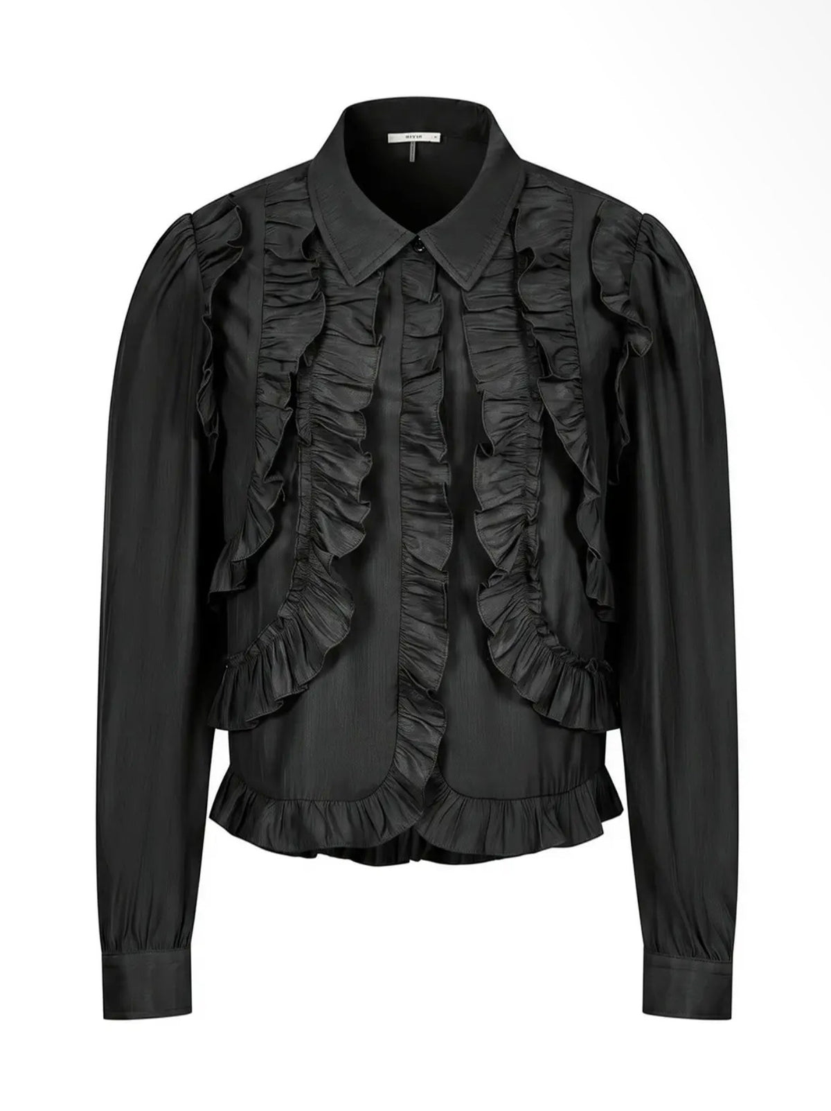 Celia Long Sleeve Ruffle Blouse