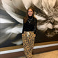 WESTERN CHEETAH BARREL PANT