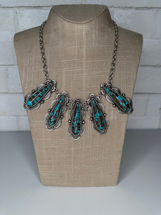 Teardrop Matrix Necklace