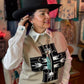 Santa Fe Cross Western Sweater Vest Top