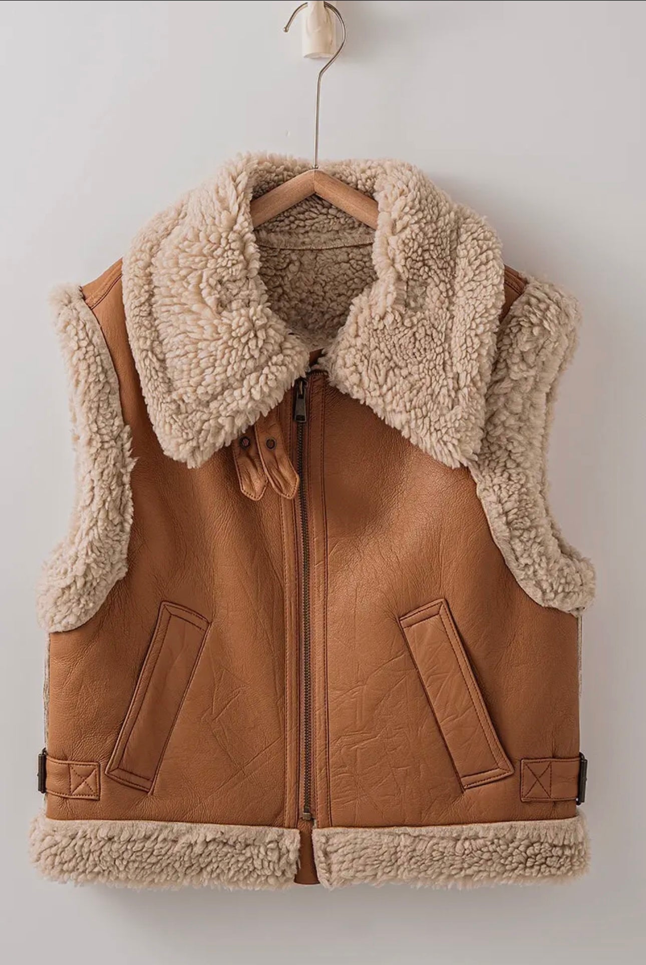 Sherpa Lined Vest (2 Colors)