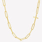 CHAIN BREAKER CROSS NECKLACE