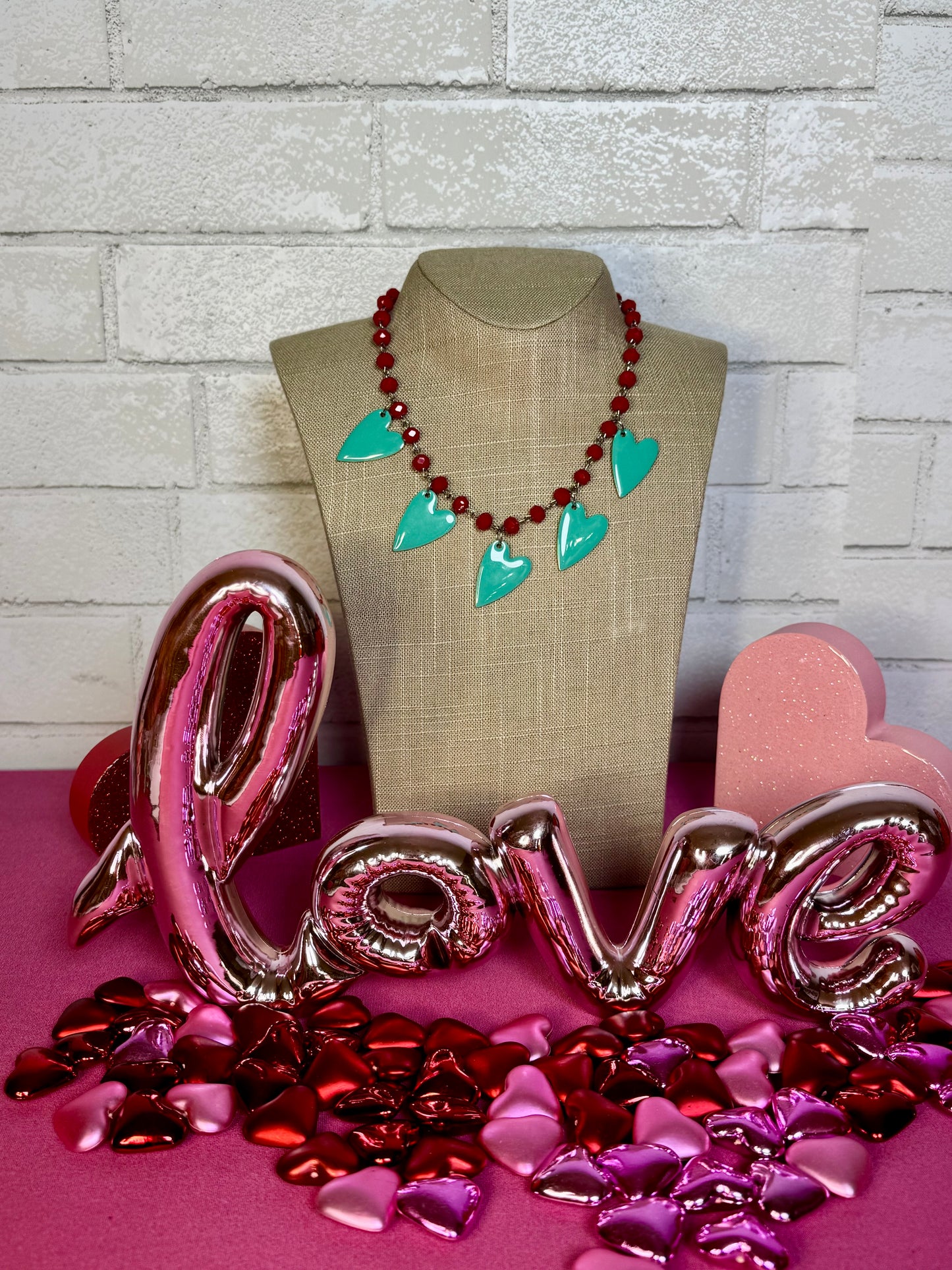 Beth’s Turquoise Heart Necklace