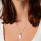 Mother of Pearl Cross Pendant Necklace
