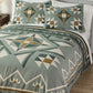 Quilted Star Cotton Matelasse Shale King Size