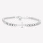 LUMINOUS CROSS TENNIS BRACELET
