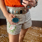 Gingham Rodeo Shorts