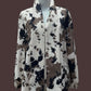 The Loretta Cow Animal Print Blouse