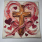 Cross Heart with AB Stones Tee