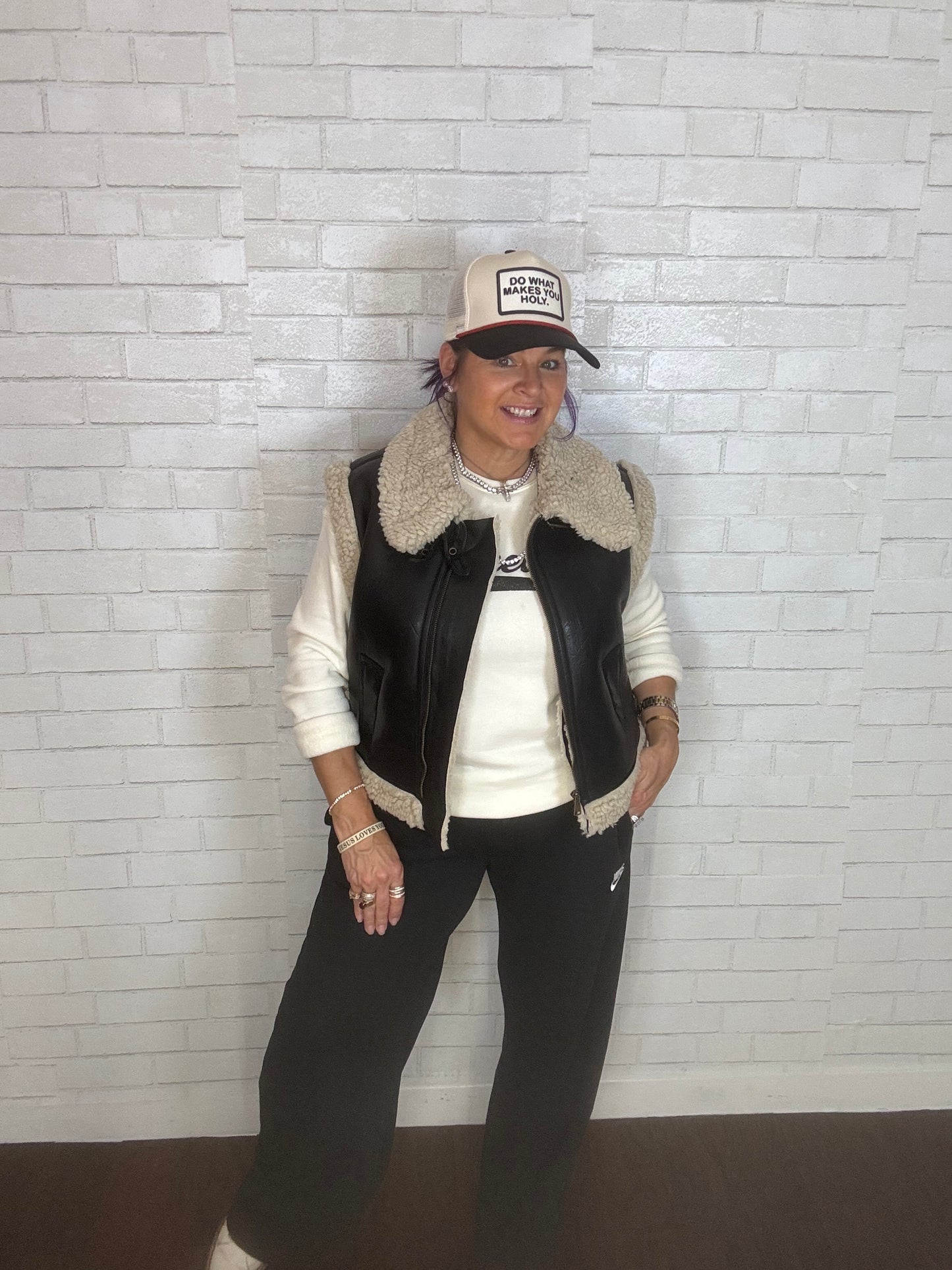 Sherpa Lined Vest (2 Colors)