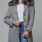 The Faux Fur Collar Tweed Jacket