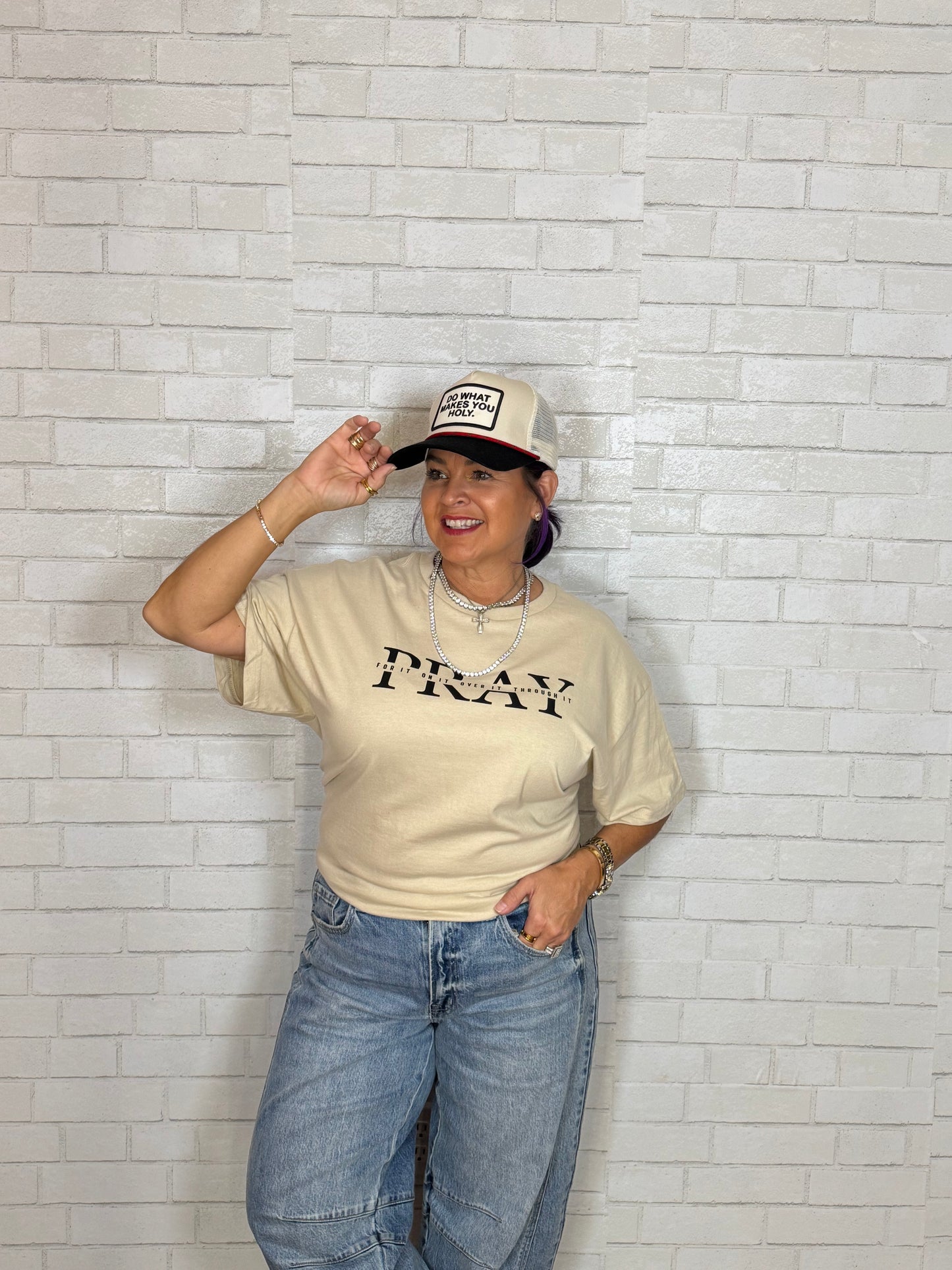 Pray for it on it over it and through it!!