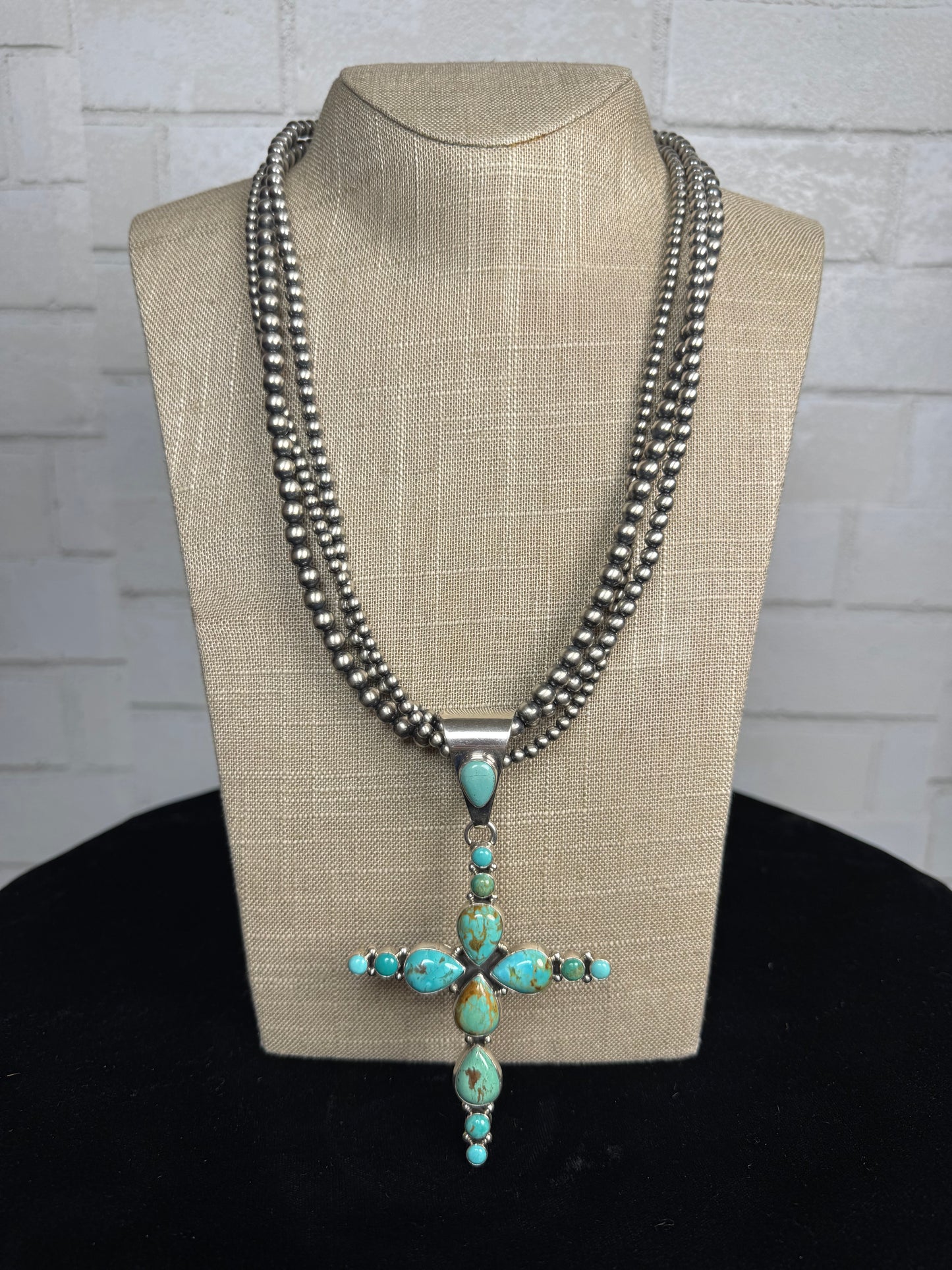 Turquoise Cross Pendant