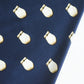 Elk Ivory Silk Scarf - Navy