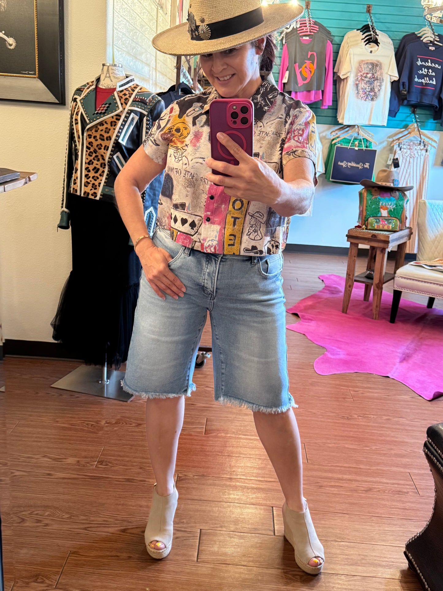 Tummy Control Bermuda Shorts