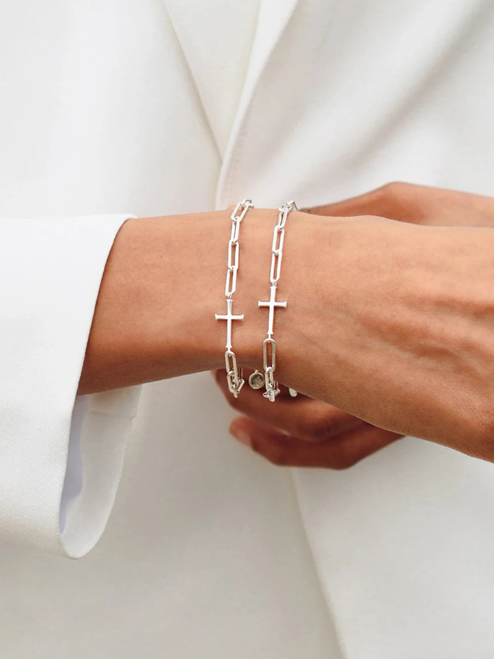 Chain Breaker Cross Bracelet