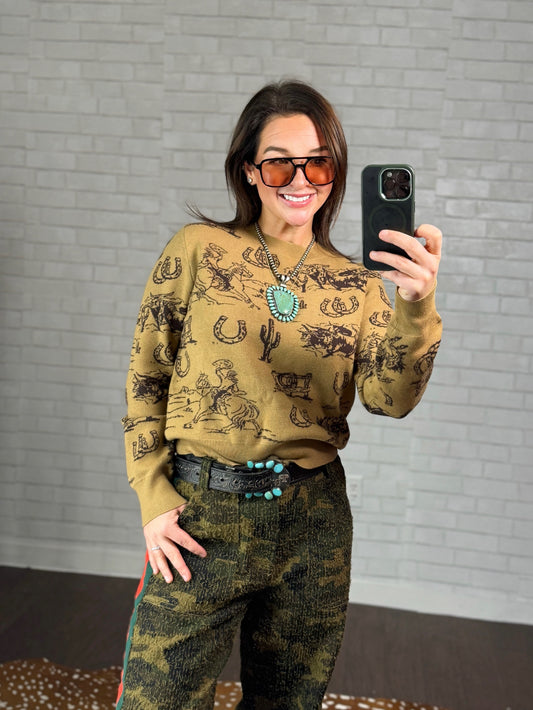 WESTERN WILLOW SWEATER