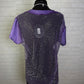 Purple Sparkle Mesh Tee