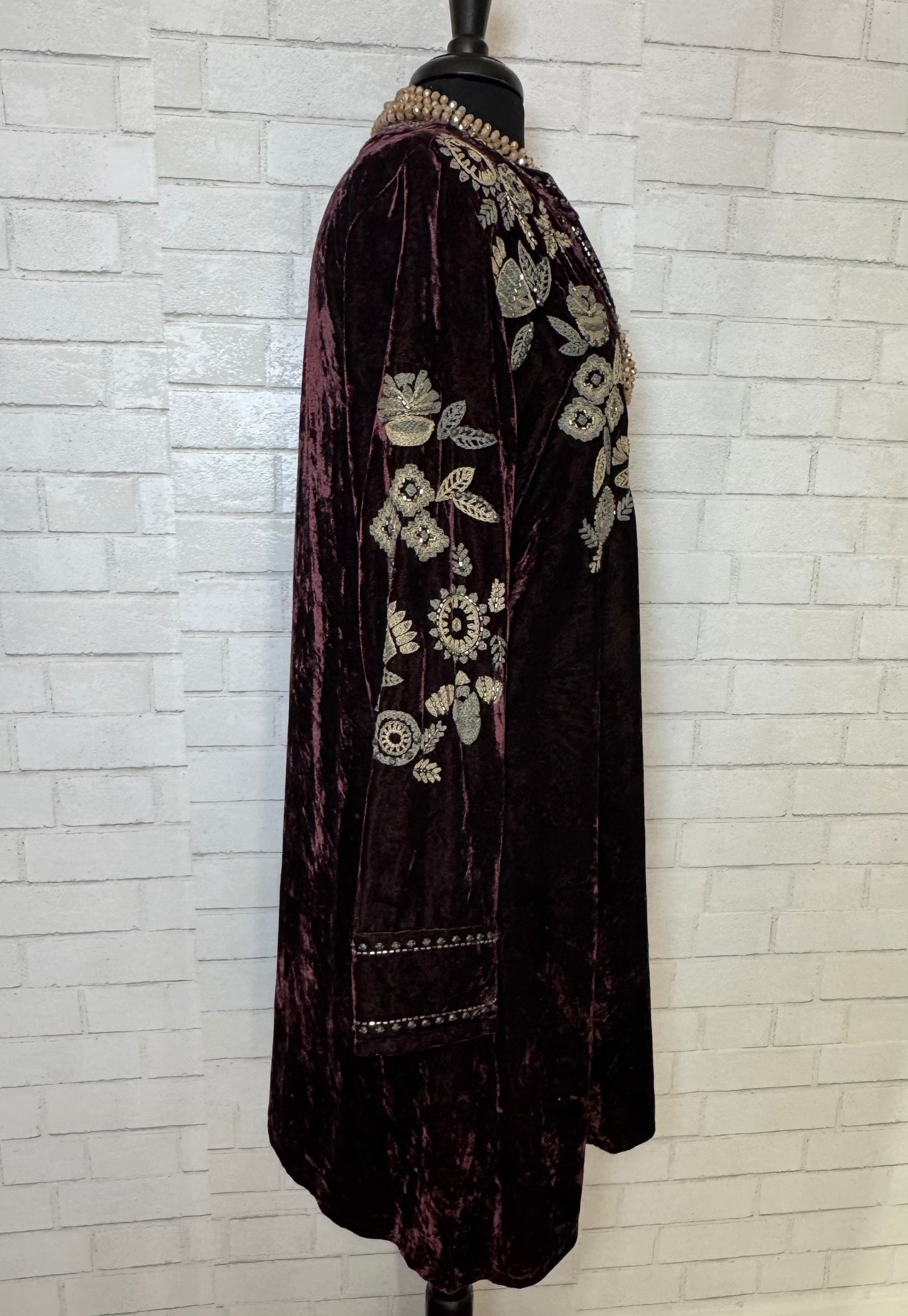 DDR Velvet Embroidery Tunic/Dress