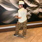 WESTERN CHEETAH BARREL PANT