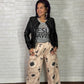 Geometric Star Wide Leg Pants