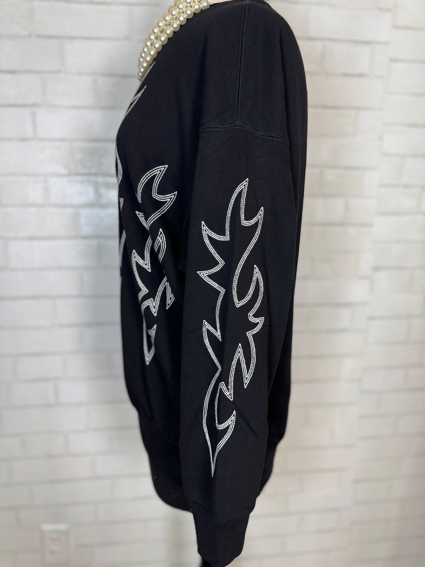 Western Boot Stitch Sweatshirt