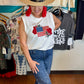 Mid Waist Embellished Barrel Jeans