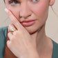 Mother of Pearl Cross Ring
