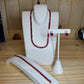 Beautiful Goldtone Ruby Set (Necklace, Bracelet & Earrings)