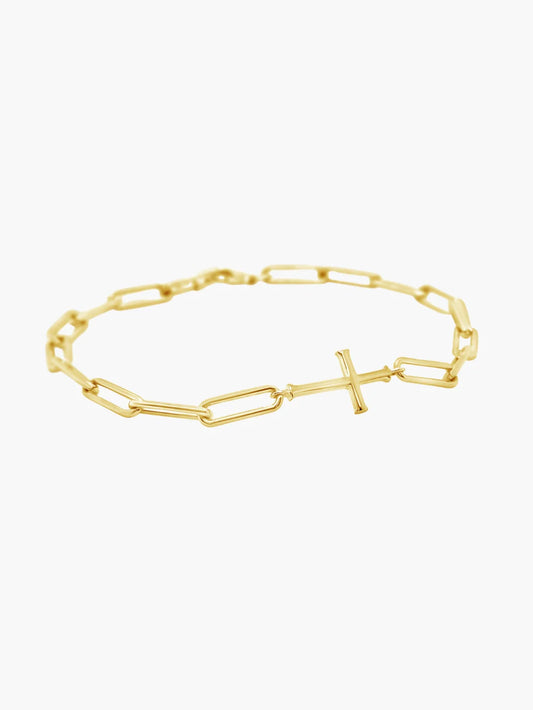 Chain Breaker Cross Bracelet