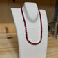 Beautiful Goldtone Ruby Set (Necklace, Bracelet & Earrings)