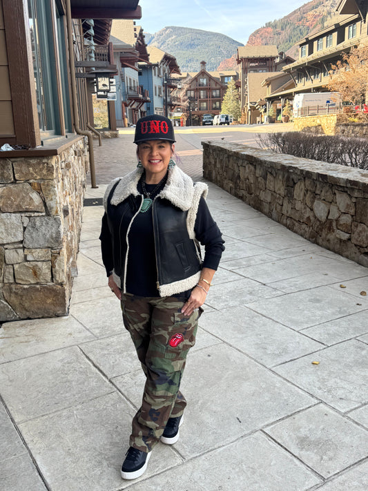 Sherpa Lined Vest (2 Colors)