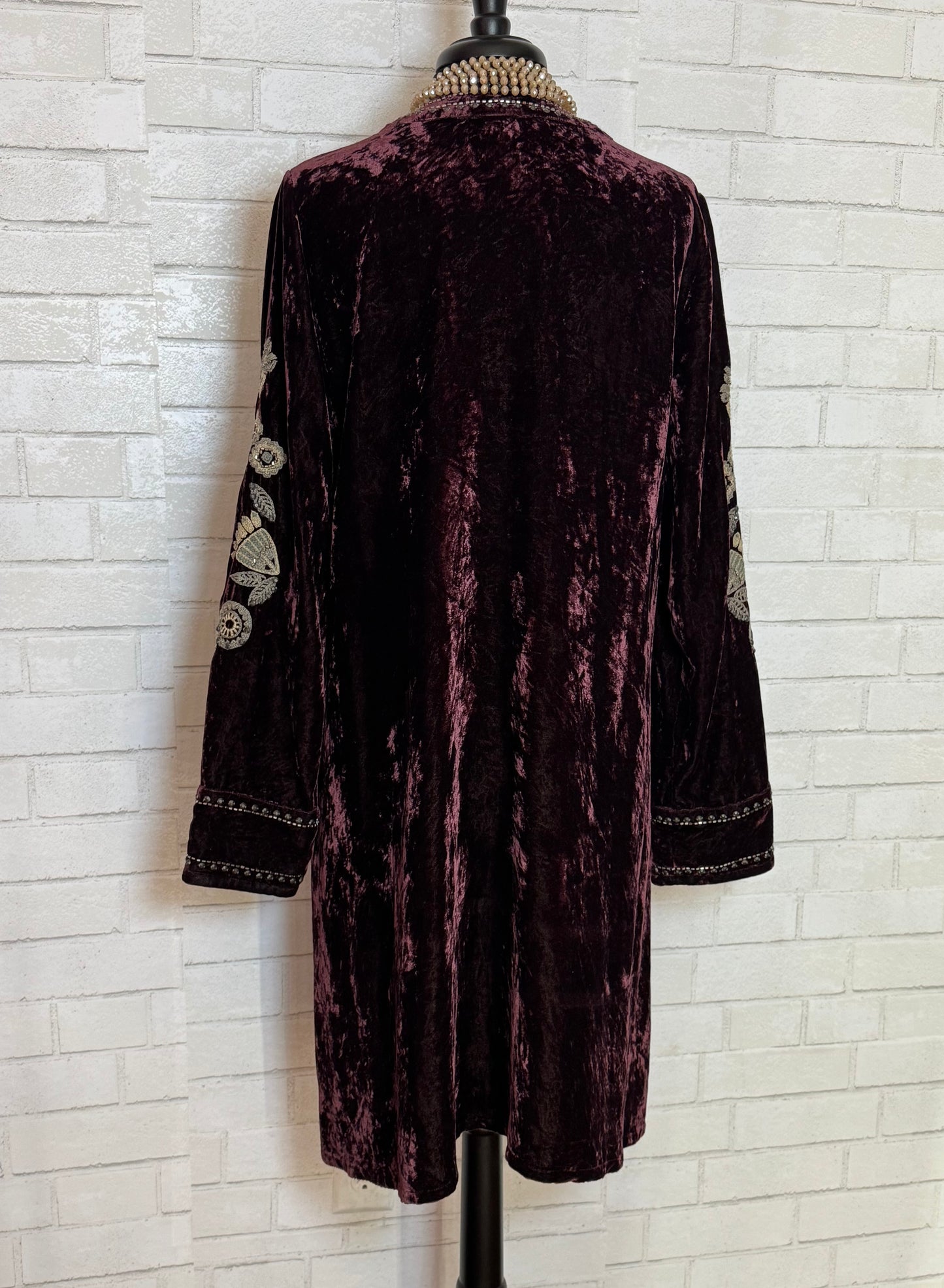 DDR Velvet Embroidery Tunic/Dress