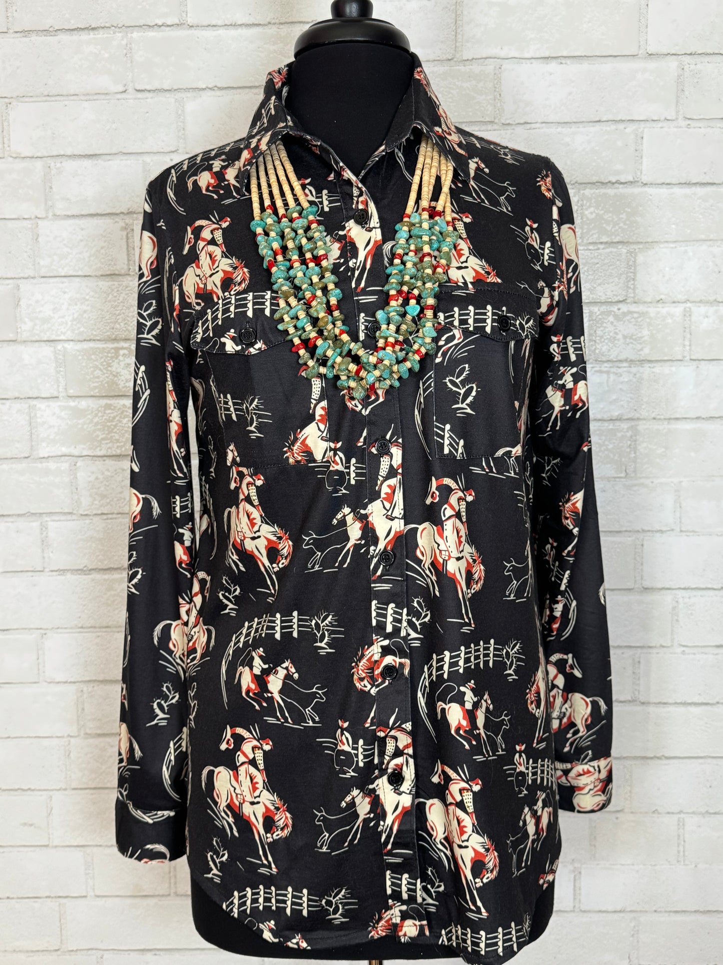 Western Riding Horse Shirt