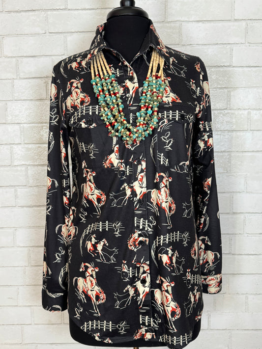 Western Riding Horse Shirt