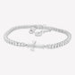 LUMINOUS CROSS TENNIS BRACELET
