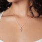 Luminous Cross Pendant Necklace